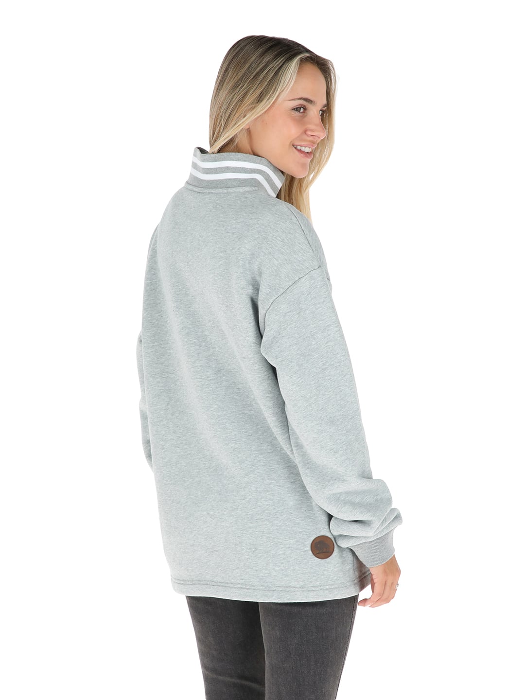POLERON IGNEO MUJER GRIS BUFFALO - 3