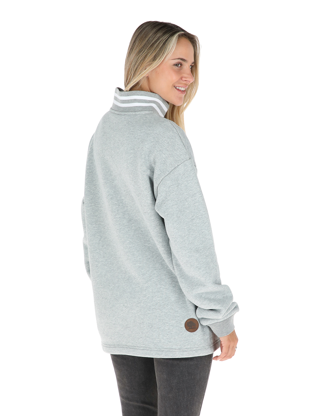 POLERON IGNEO MUJER GRIS BUFFALO - 3