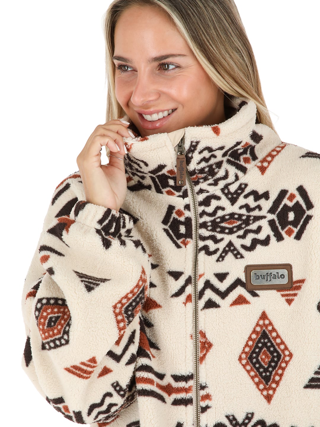 POLAR AMARU MUJER BEIGE BUFFALO - 4
