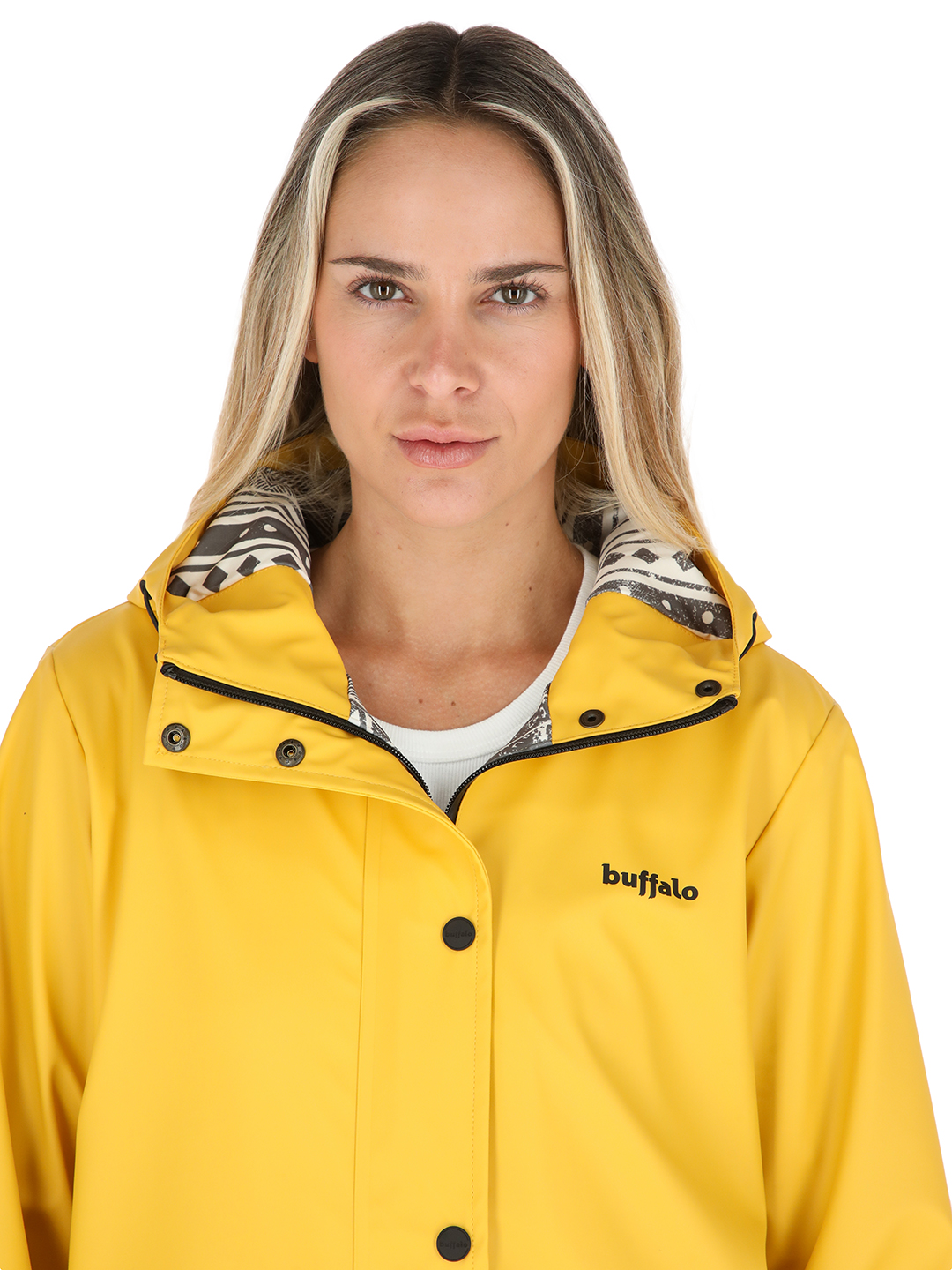IMPERMEABLE RAINCOAT MUJER EN COLOR AMARILLO BUFFALO - 4