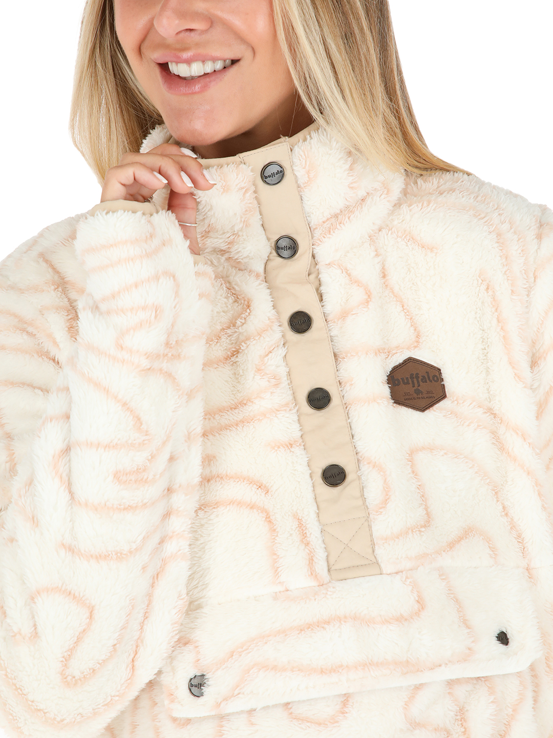 CHAQUETA KIPA MUJER BEIGE BUFFALO - 4