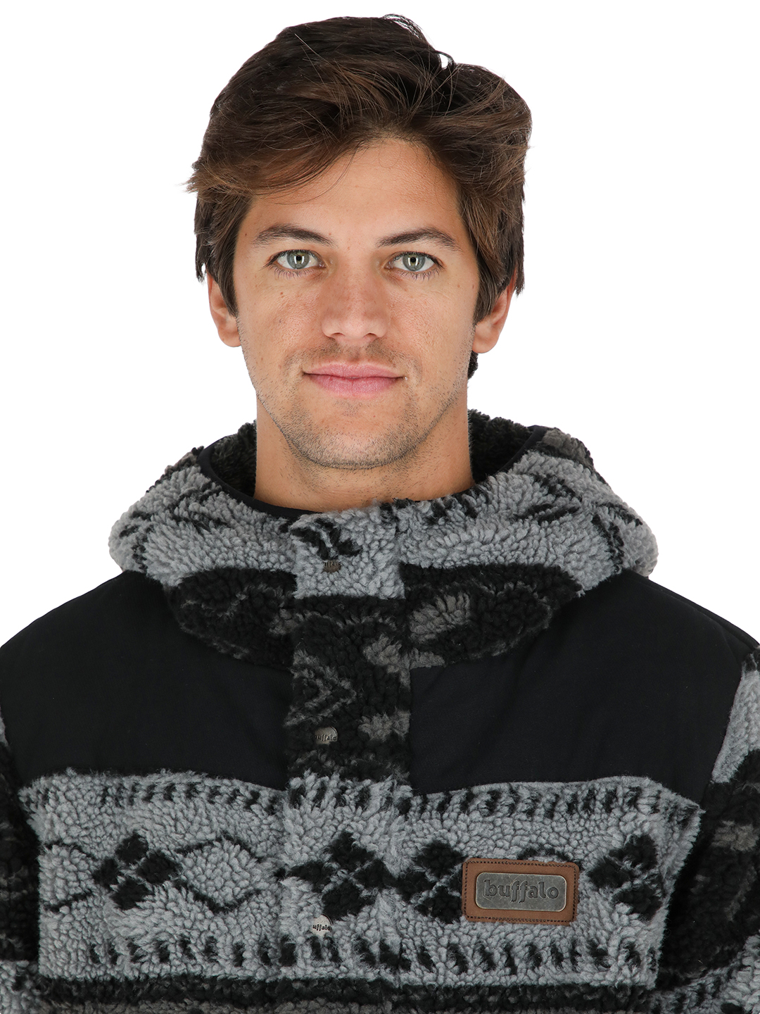 CHAQUETA CHIPODOS PRINT HOMBRE GRIS BUFFALO - 4