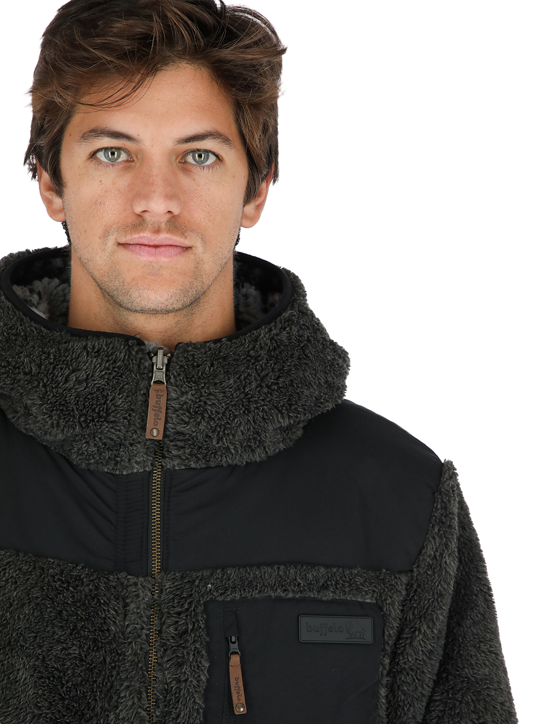 CHAQUETA CHIPODOS PRINT HOMBRE GRIS BUFFALO - 8