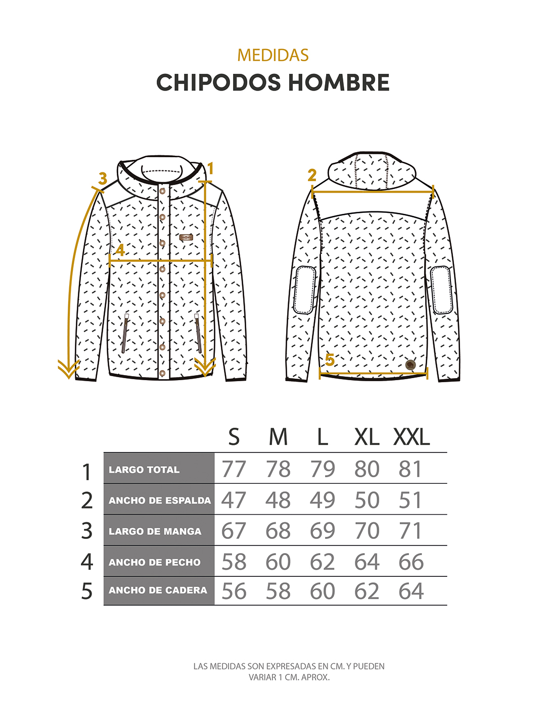 CHAQUETA CHIPODOS PRINT HOMBRE GRIS BUFFALO - 9