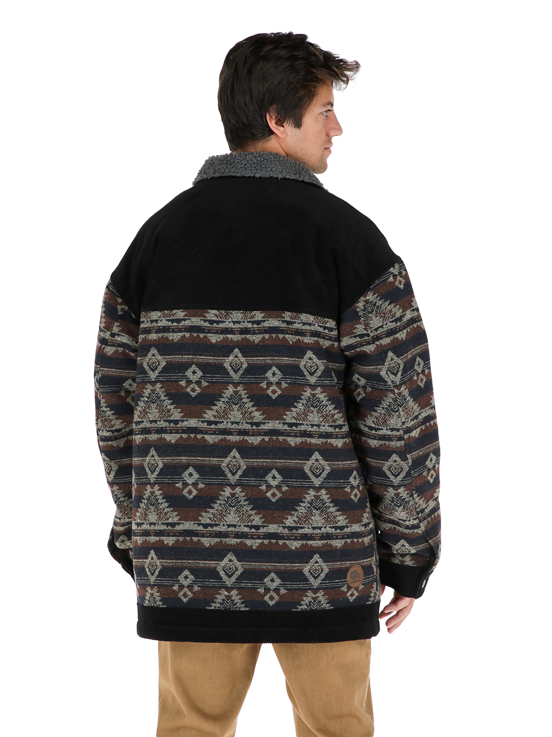 CHAQUETA TERRA HOMBRE EN COLOR NEGRO BUFFALO - 3