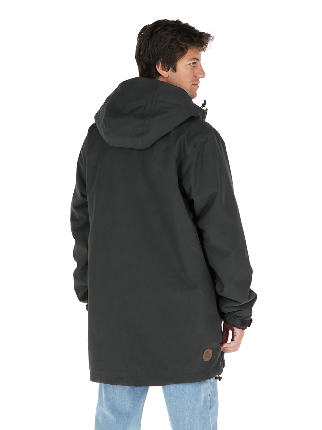 PARKA IMPERMEABLE REVERSIBLE CAMALEON HOMBRE EN COLOR NEGRO BUFFALO - 3
