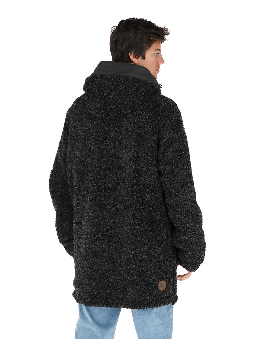 PARKA IMPERMEABLE REVERSIBLE CAMALEON HOMBRE EN COLOR NEGRO BUFFALO - 7