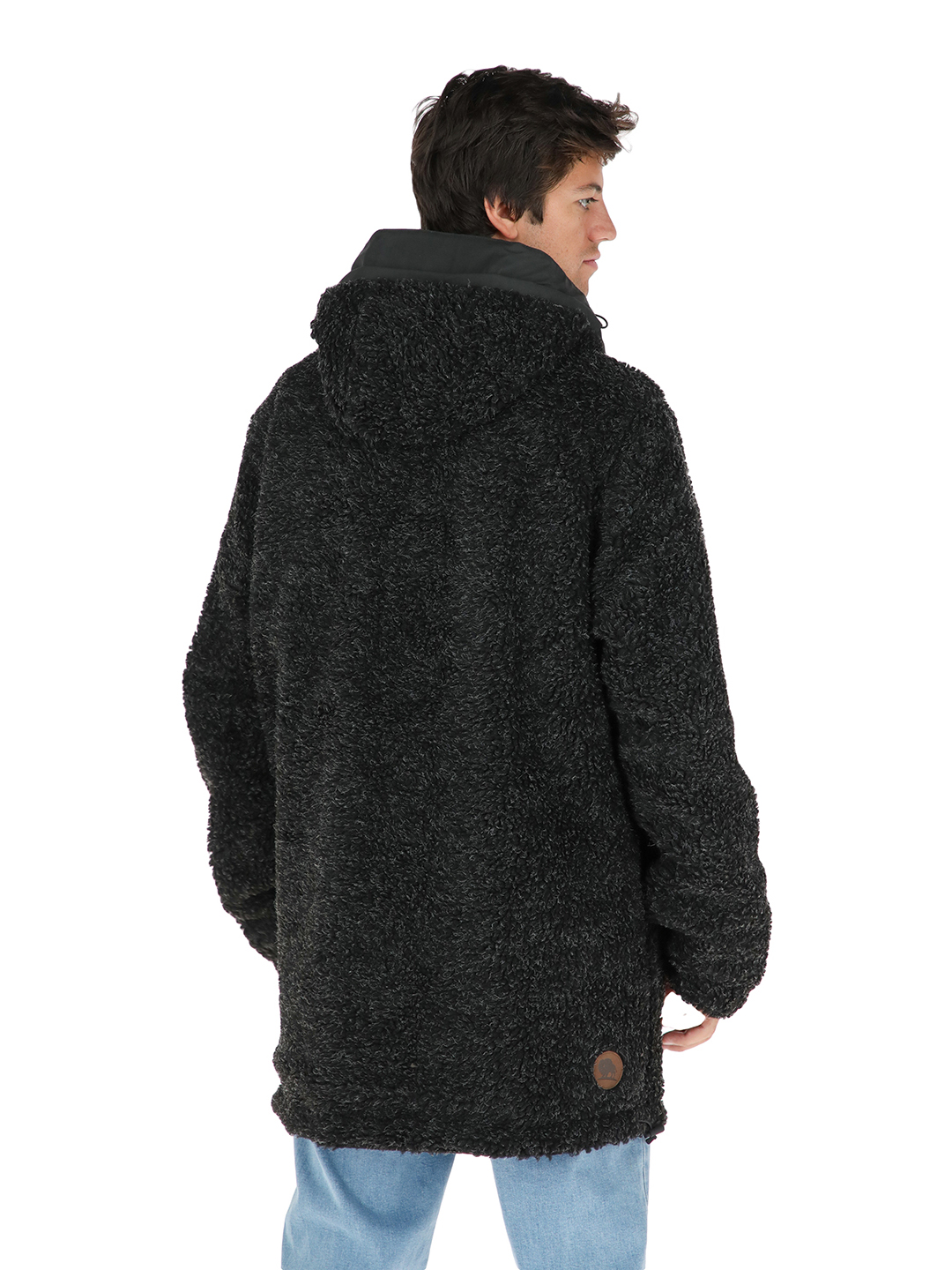 PARKA IMPERMEABLE REVERSIBLE CAMALEON HOMBRE EN COLOR NEGRO BUFFALO - 7