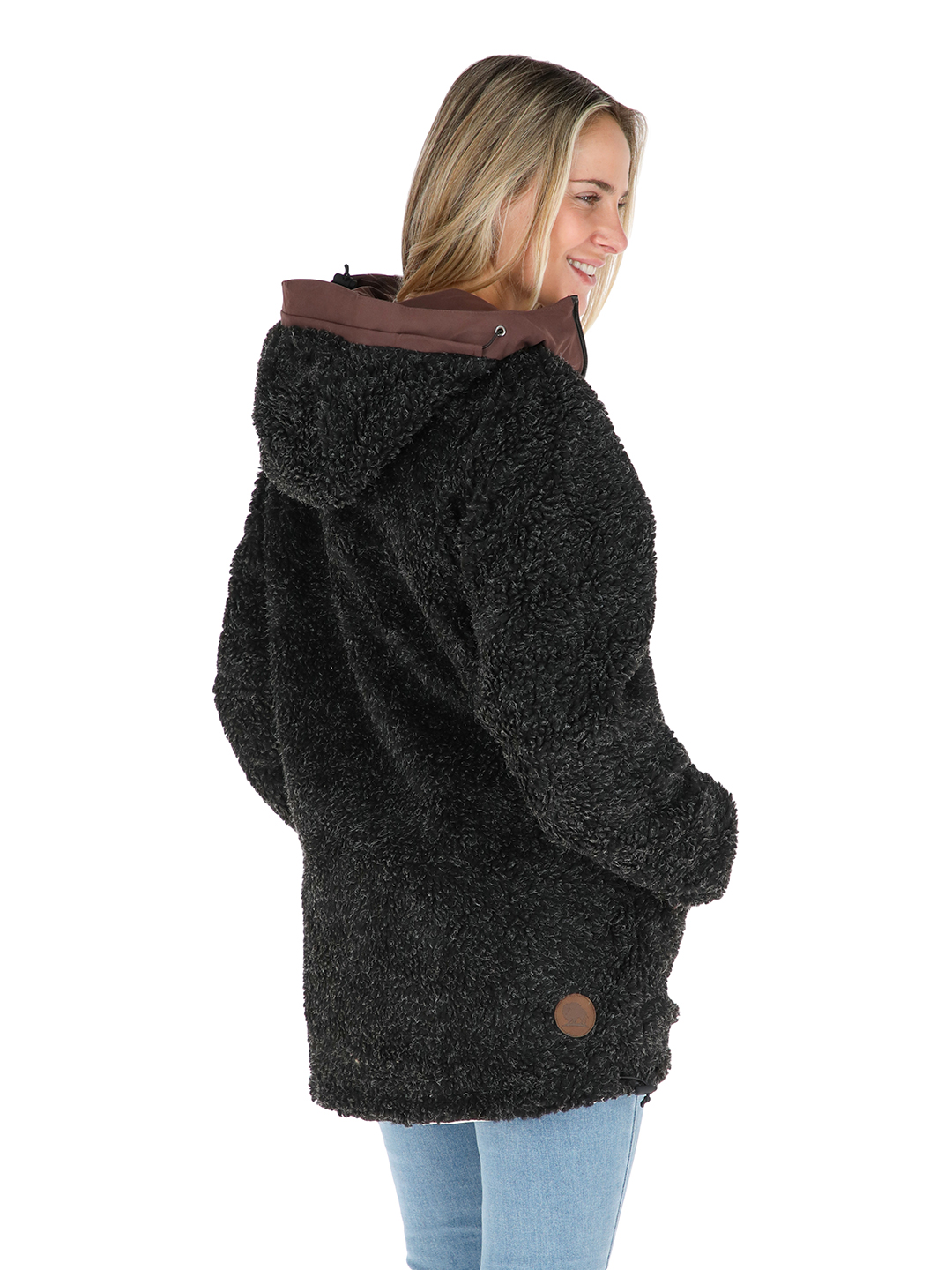 PARKA IMPERMEABLE REVERSIBLE CAMALEON MUJER CRUDO BUFFALO - 7