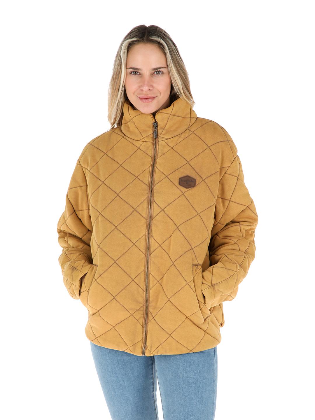 CHAQUETA BOSCO MUJER MOSTAZA BUFFALO - 1