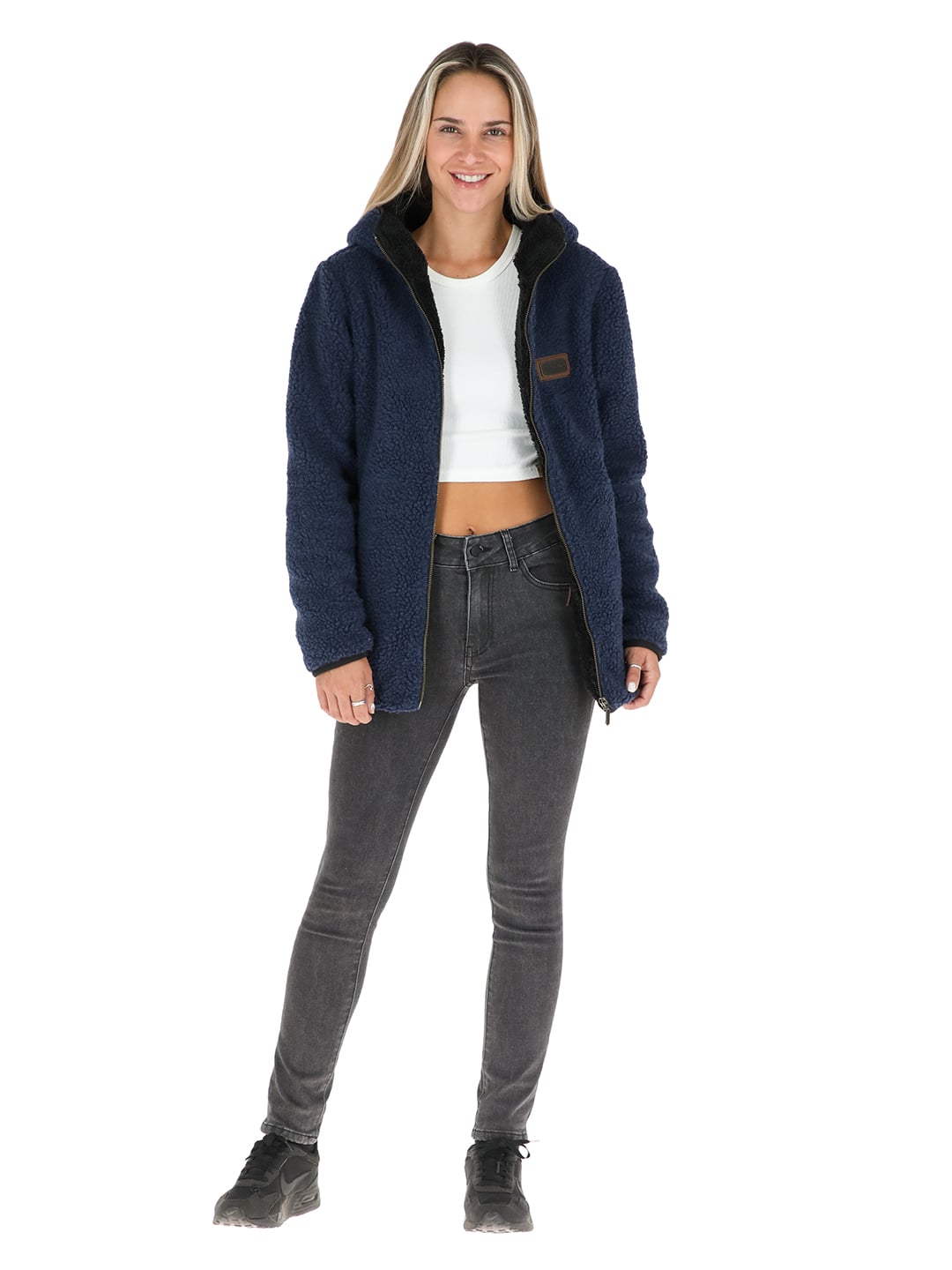 CHAQUETA CHIPORRO MUJER AZUL MARINO BUFFALO - 2
