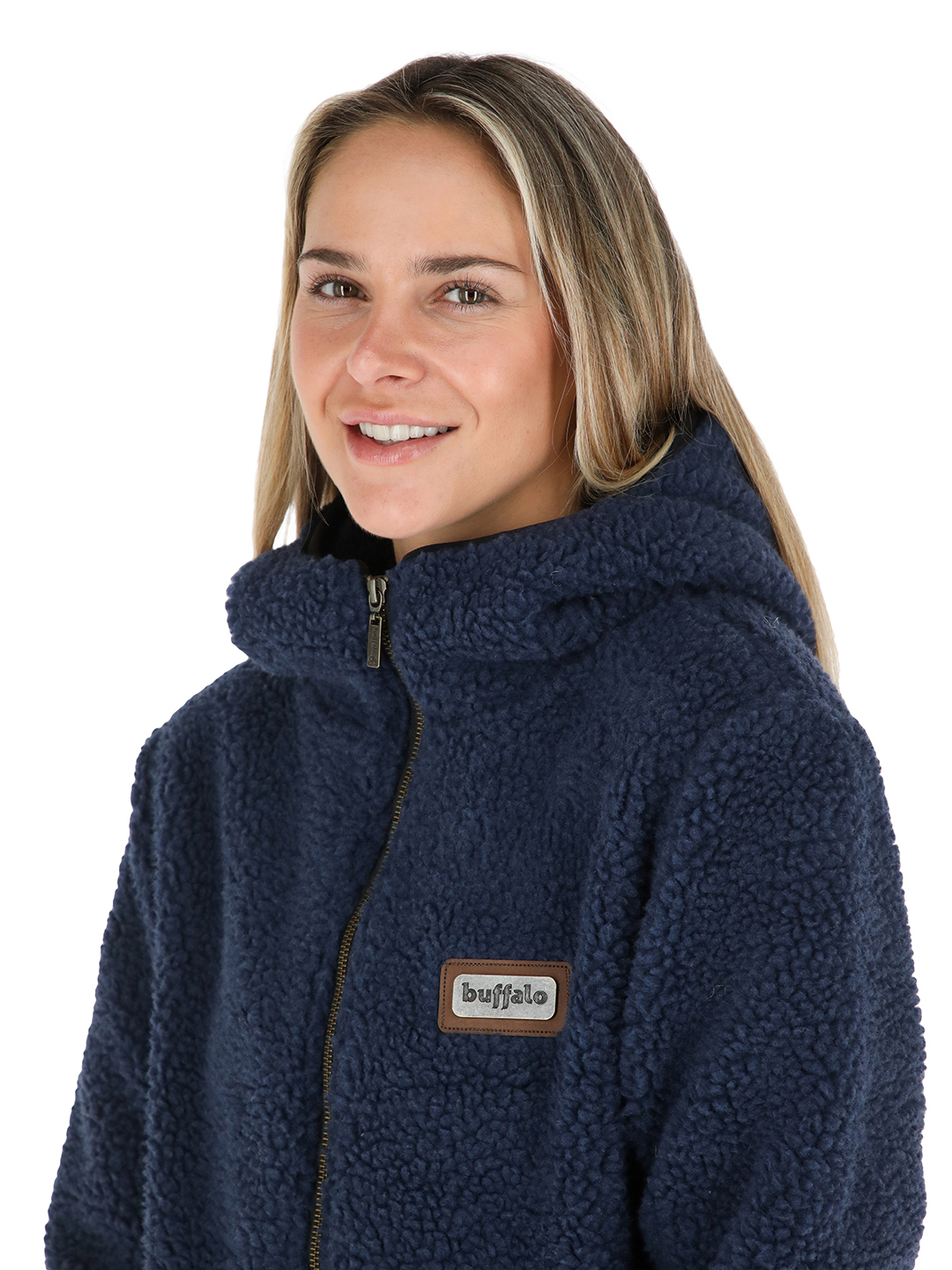 CHAQUETA CHIPORRO MUJER AZUL MARINO BUFFALO - 4