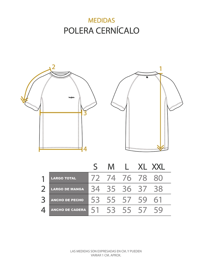 POLERA DEPORTIVA CERNICALO HOMBRE BUFFALO - 5