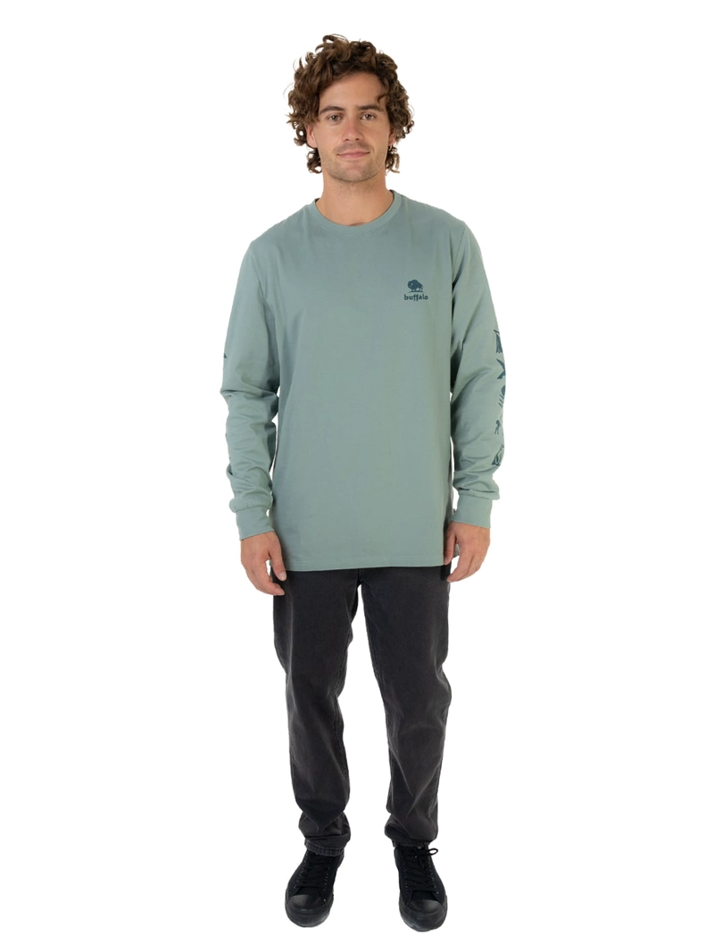 POLERA MANGA LARGA TIERRA SUR HOMBRE BUFFALO - 2