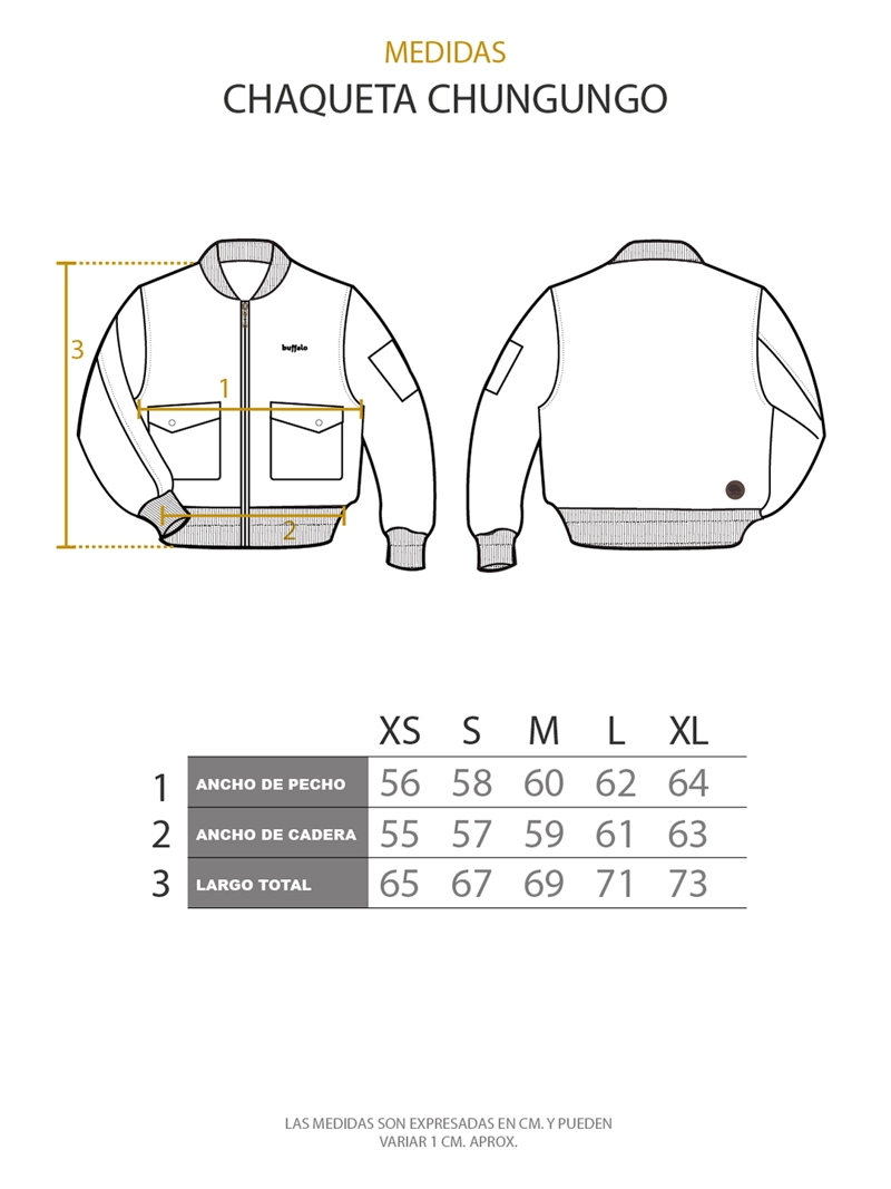 CHAQUETA BOMBER CHUNGUNGO MUJER BUFFALO - 5