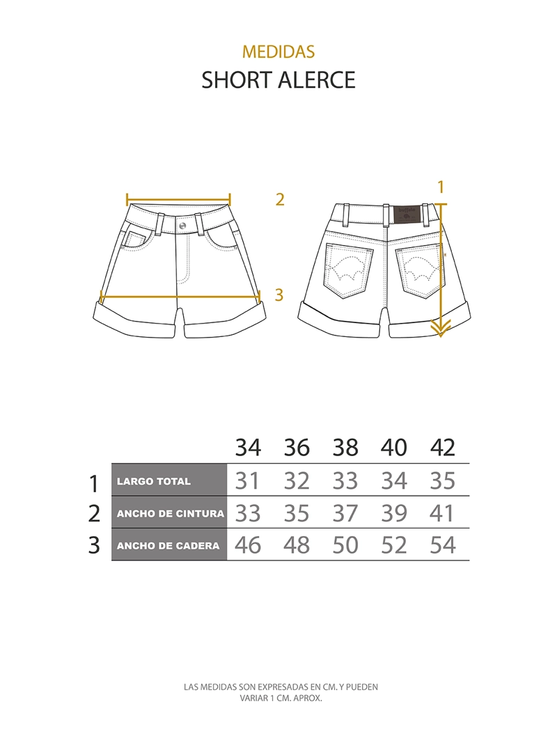 SHORT ALERCE MUJER BUFFALO - 5
