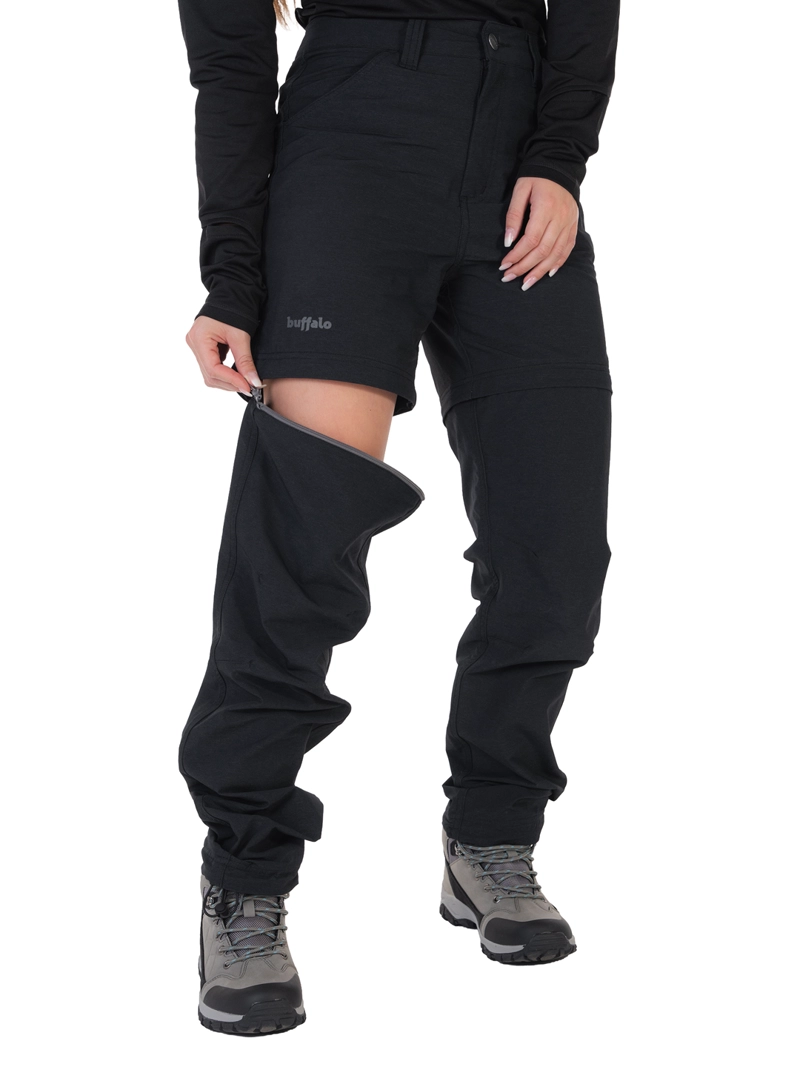PANTALON DE TREKKING DESMONTABLE QUELTEHUE MUJER BUFFALO - 5