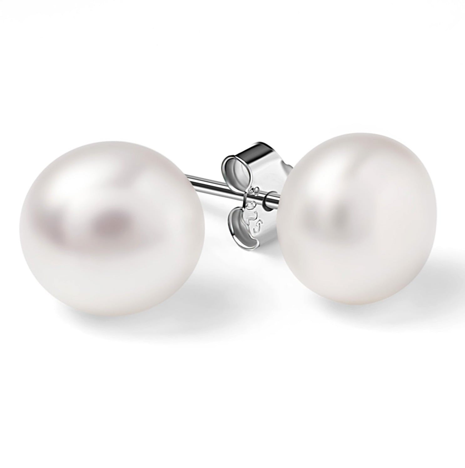AROS LA GARZA MUJER PLATA PERLA DE RIO - 1