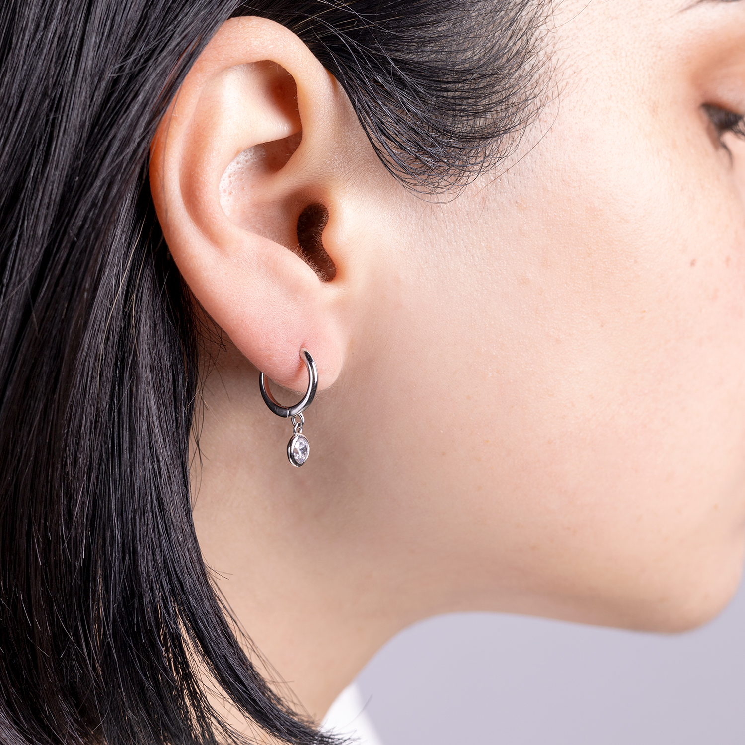 AROS LA GARZA PLATA MUJER ARGOLLA CIRCON GEMMA - 3