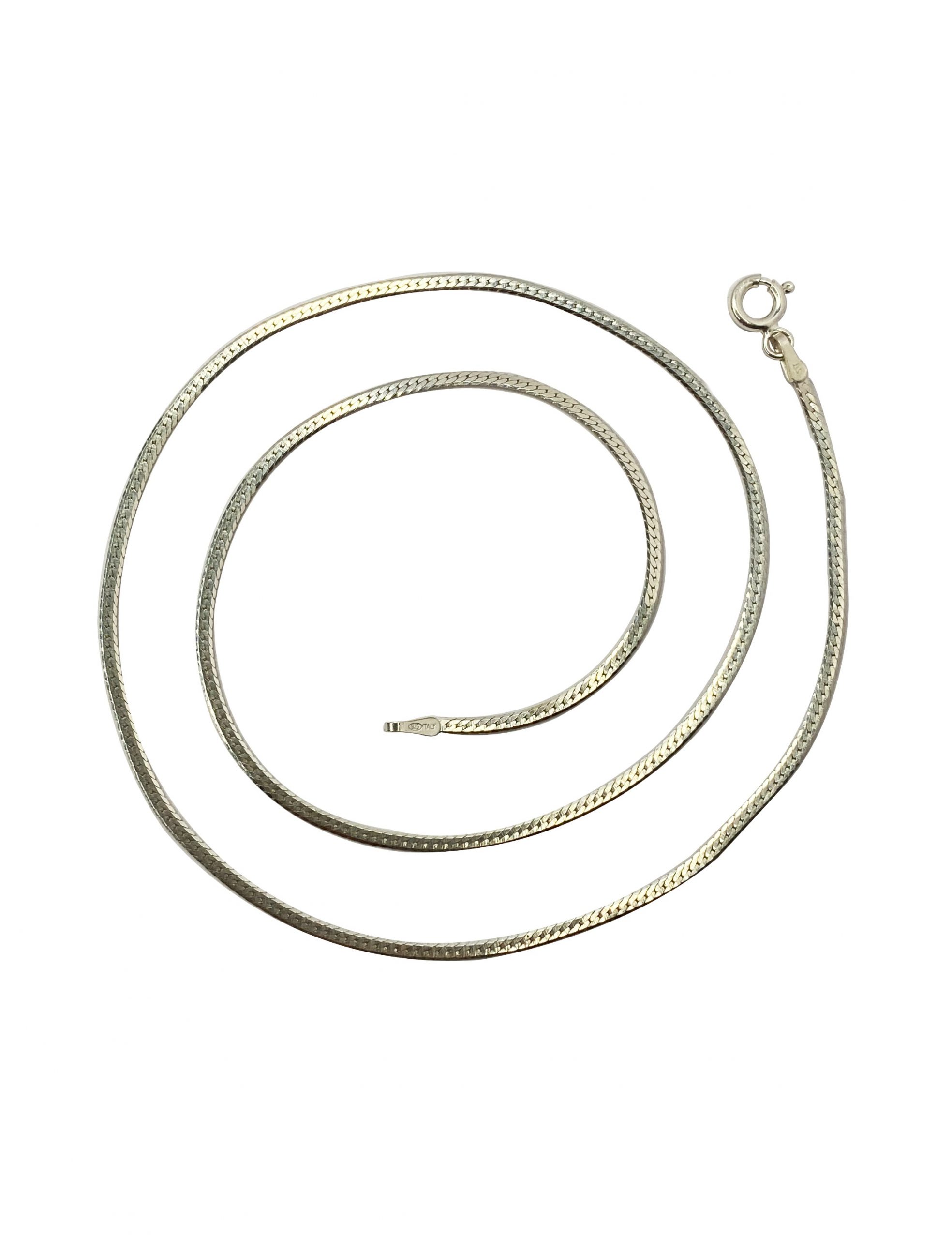 COLLAR LA GARZA PLATA MUJER CINTA ANGOSTA - 1