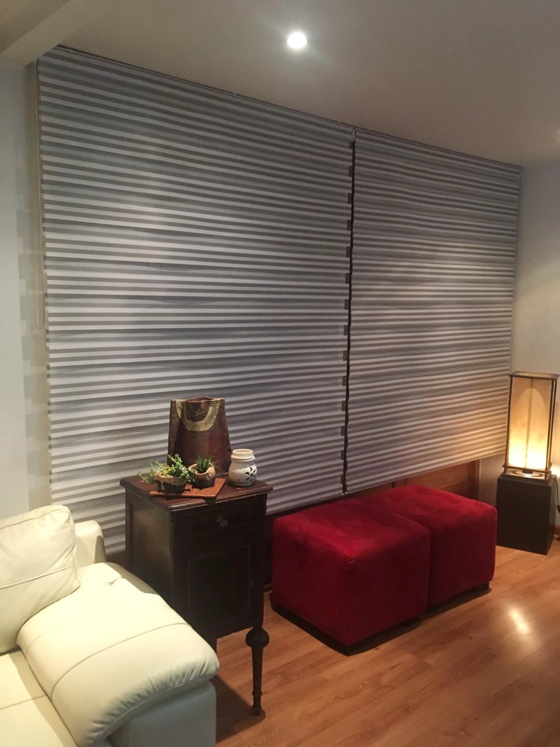 CORTINA ROLLER DUO BICOLOR CRUDO&GRIS 130X180 CM - 4