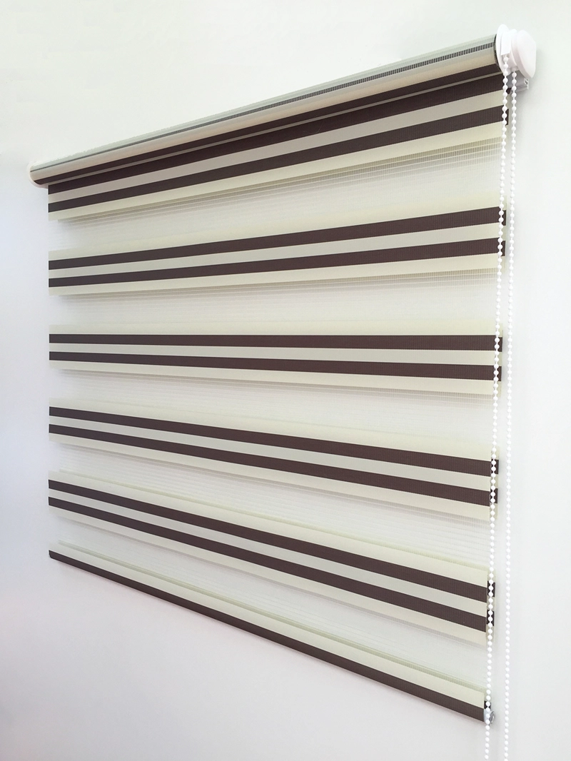 CORTINA ROLLER DUO BICOLOR BEIGE&CAFE  120X180 CM - 1