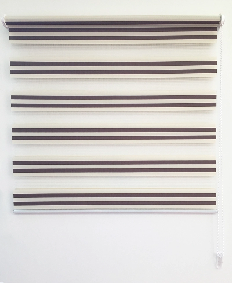 CORTINA ROLLER DUO BICOLOR BEIGE&CAFE  130X180 CM - 3