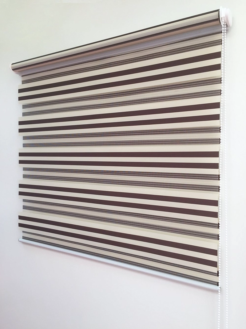 CORTINA ROLLER DUO BICOLOR BEIGE&CAFE  140X180 CM - 2