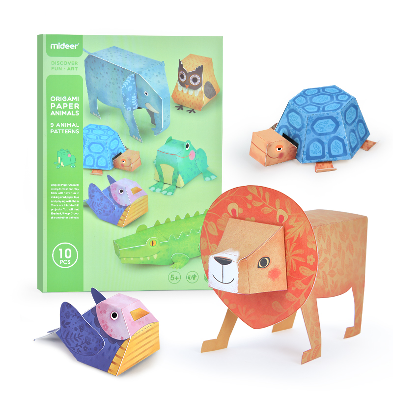 ANIMALES MIDEER DE ORIGAMI 3D 10PIEZAS - 1