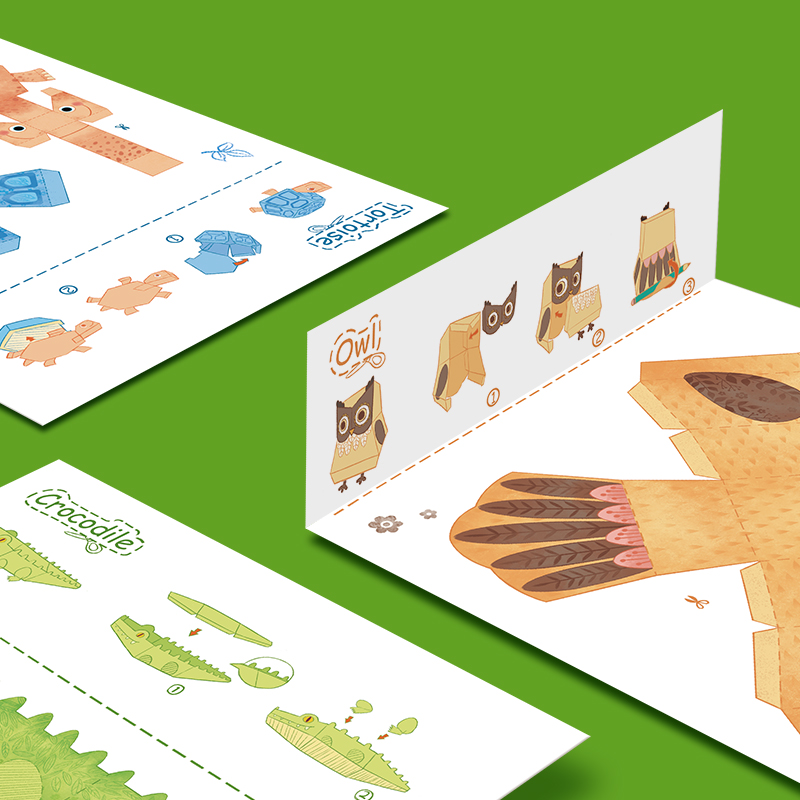 ANIMALES MIDEER DE ORIGAMI 3D 10PIEZAS - 2