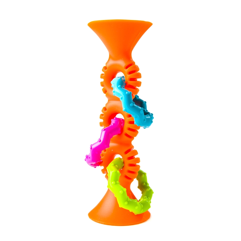 MORDEDOR FATBRAIN TOYS FA165 PIPSQUIGZ SONAJERO SENSORIAL NARANJO - 1