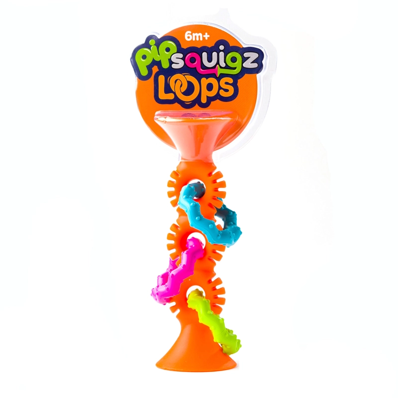 MORDEDOR FATBRAIN TOYS FA165 PIPSQUIGZ SONAJERO SENSORIAL NARANJO - 2