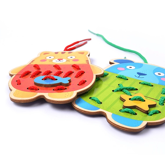 JUEGO ENLACE MIDEER ANIMALES MI DEER MULTICOLOR - 3