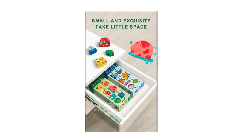 JUEGO ENLACE MIDEER ANIMALES POR EL BOSQUE MULTICOLOR - 6