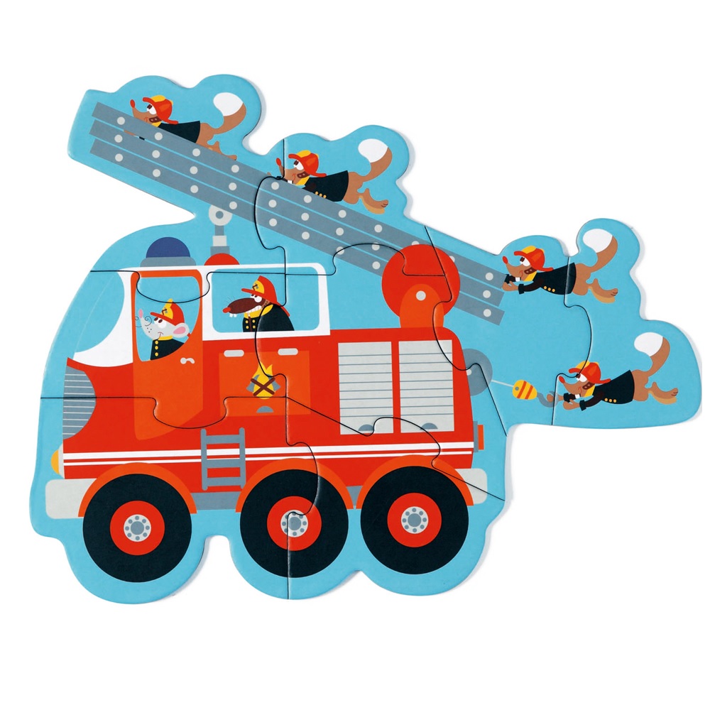 PUZZLE SCRATCH EUROPE MULTICOLOR PROGRESIVO 26 PIEZAS VEHICULOS - 7