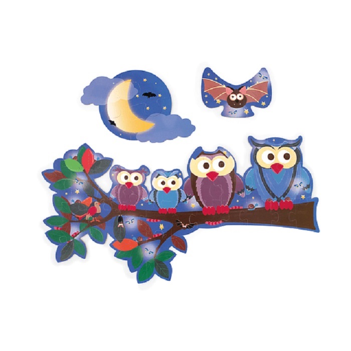 PUZZLE SCRATCH EUROPE MULTICOLOR DOBLE 39 PIEZAS BUHO - 2