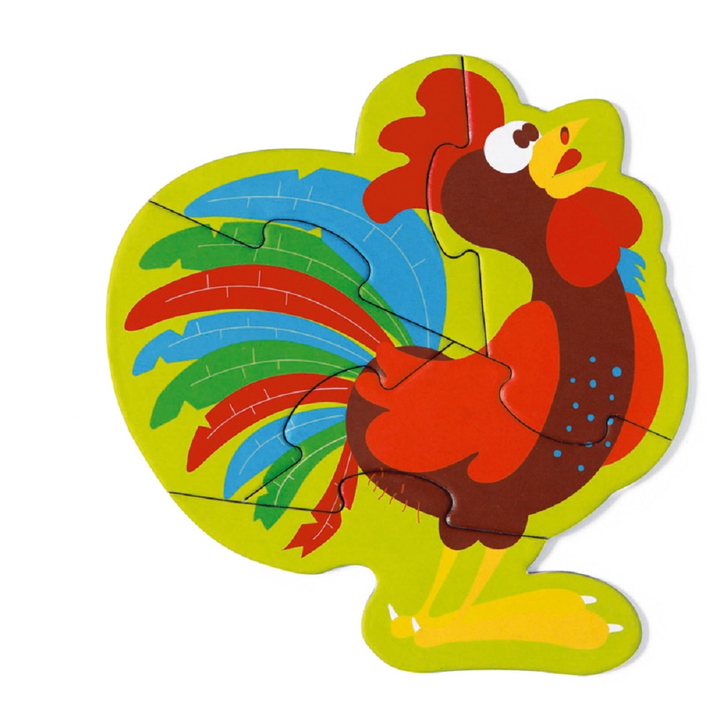 PUZZLE SCRATCH EUROPE MULTICOLOR PROGRESIVO 26 PIEZAS GRANJA - 5