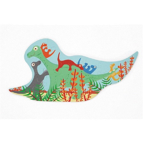 PUZZLE SCRATCH EUROPE MULTICOLOR 30 PIEZAS SILUETA DINOSAURIO - 2