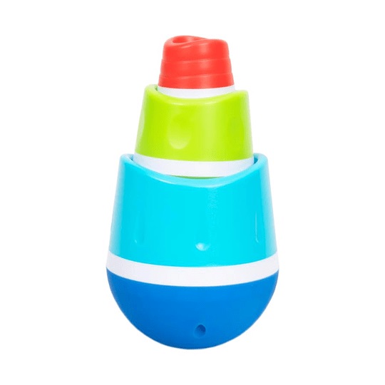 JUGUETE FAT BRAIN TOYS MULTICOLOR TUMBLEROOS JUEGO ANIDAR Y BALANCEAR - 4