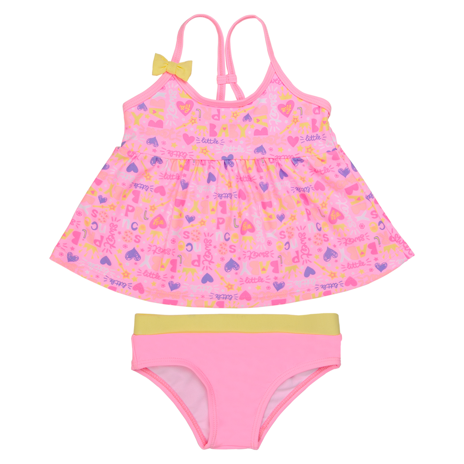 TRAJE DE BAÑO BEBE NIÑA H2O WEAR ROSADO TANKINI UV 30 - 1