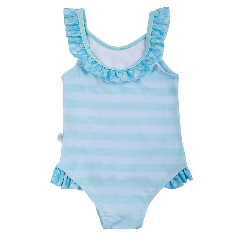 TRAJE DE BAÑO BEBE NIÑA ARIEL TURQUESA ENTERO DISNEY - 2