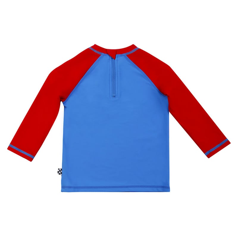 POLERA BEBE NIÑO DISNEY ROJO AMARANTO UV 50 MANGA LARGA CARS - 2