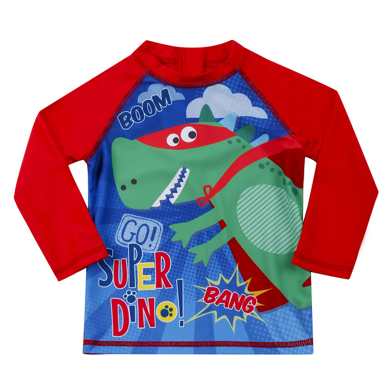 POLERA BEBE NIÑO H2O WEAR ROJO UV 50 MANGA LARGA - 1