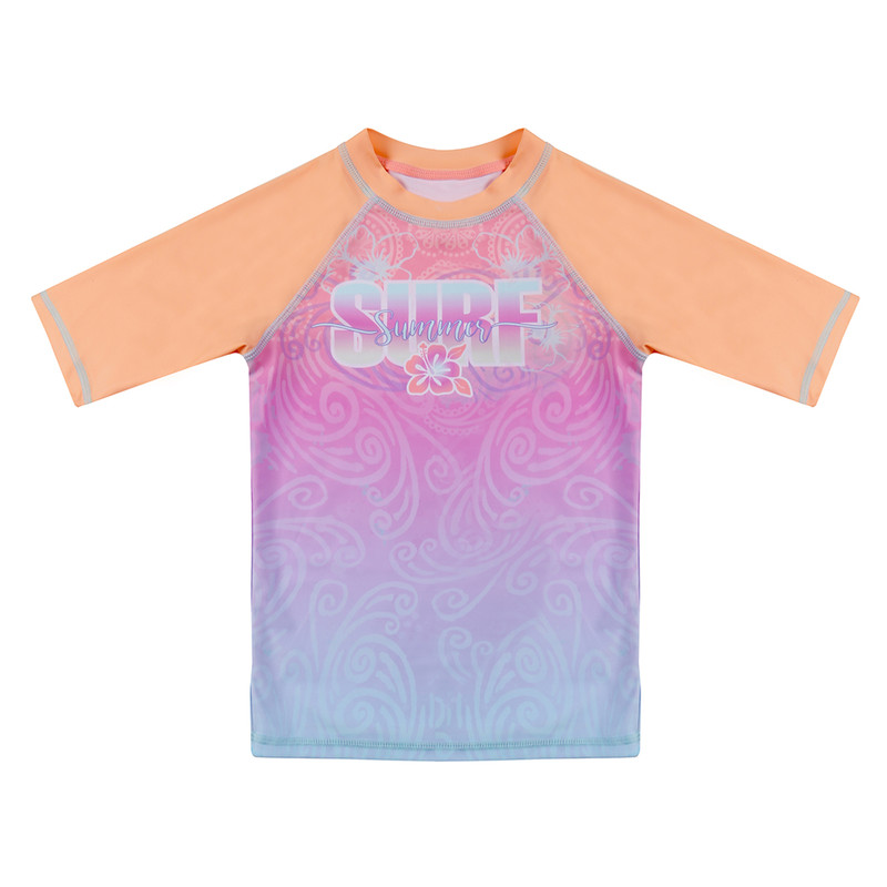 POLERA NIÑA MANGA CORTA UV50 CORAL H2O WEAR - 1