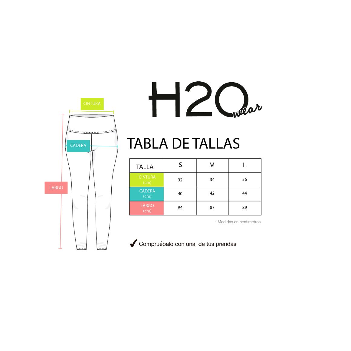 CALZA LEGGING MUJER H2O WEAR ROSADA FLORES - 5