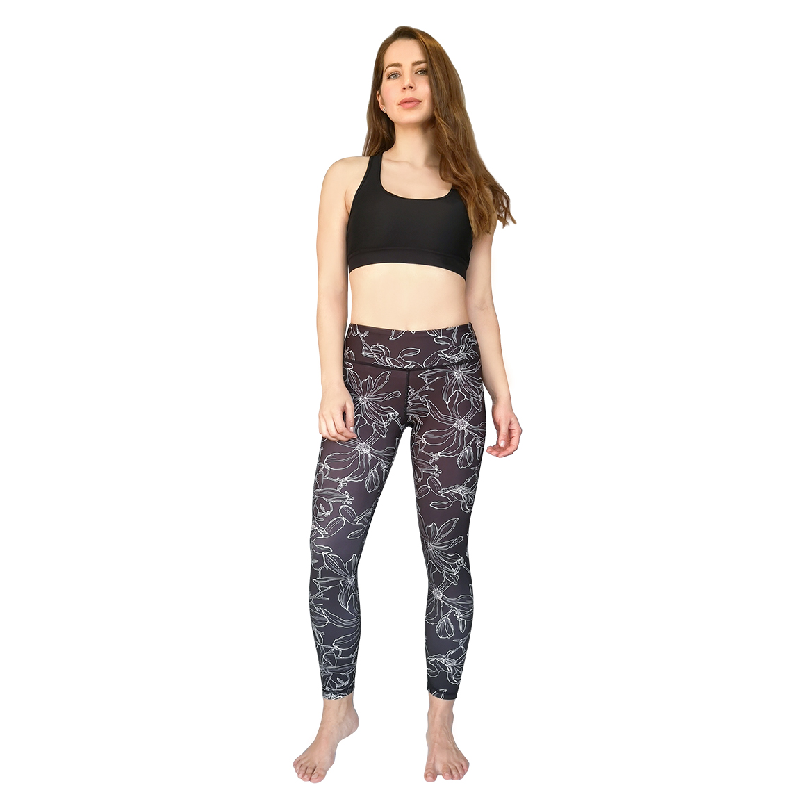 CALZA LEGGING MUJER H2O WEAR ROSADO FLOR LINEAL - 1