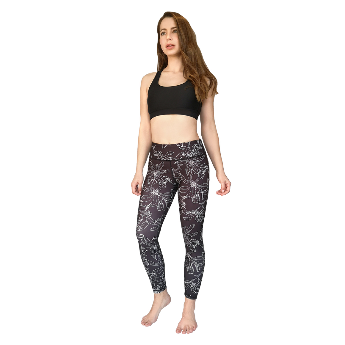 CALZA LEGGING MUJER H2O WEAR ROSADO FLOR LINEAL - 2