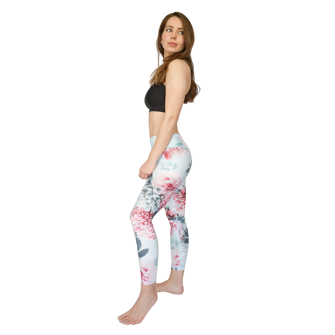 CALZA LEGGING MUJER H2O WEAR CELESTE FLORES - 1