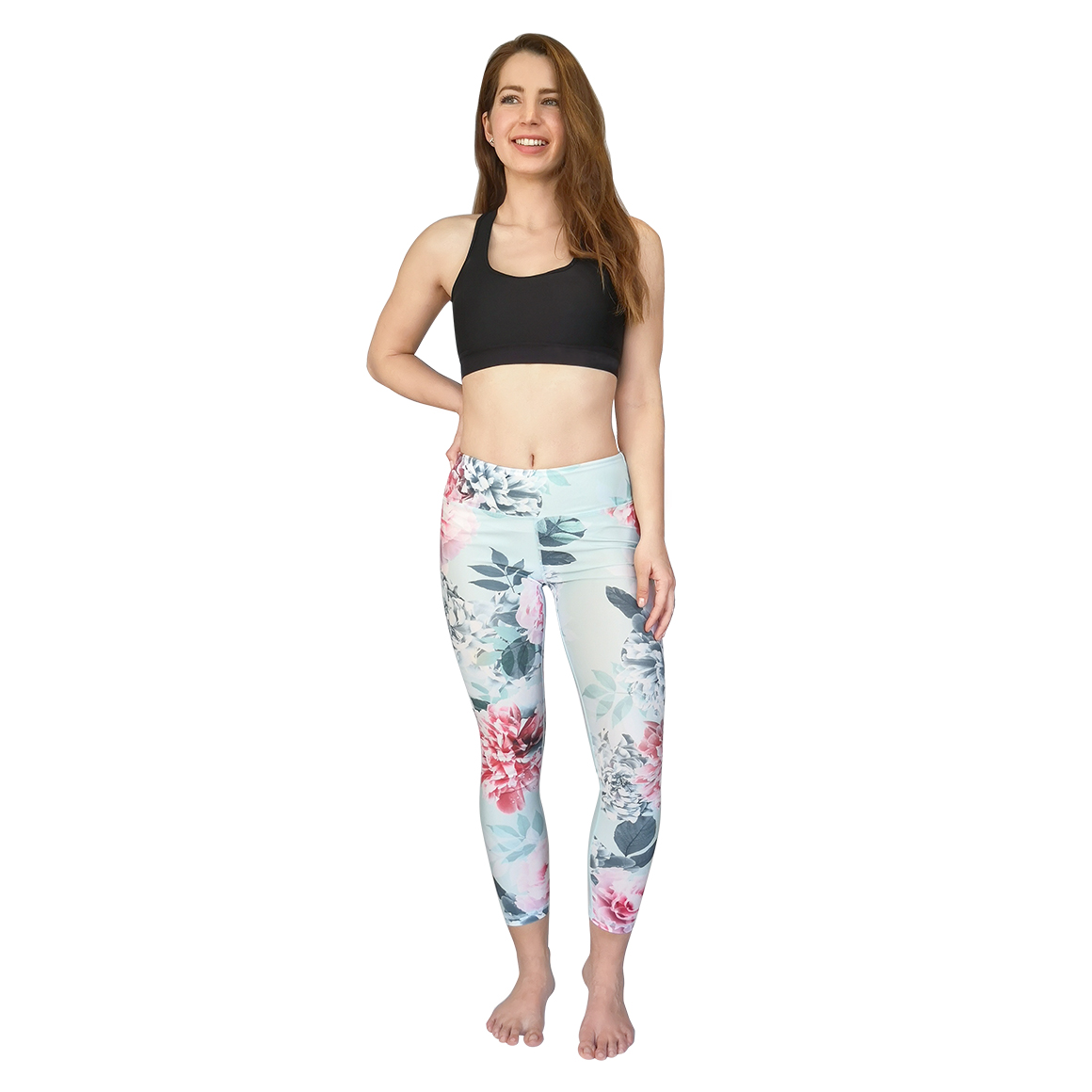 CALZA LEGGING MUJER H2O WEAR CELESTE FLORES - 2