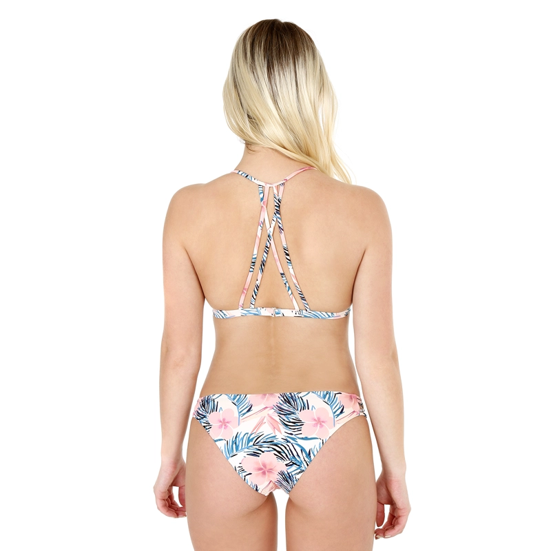 BIKINI TRIANGULO ESTAMPADO ROSA H2O WEAR - 2